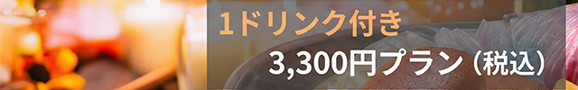 パーティーセット-ワンドリンク付き3,300円-